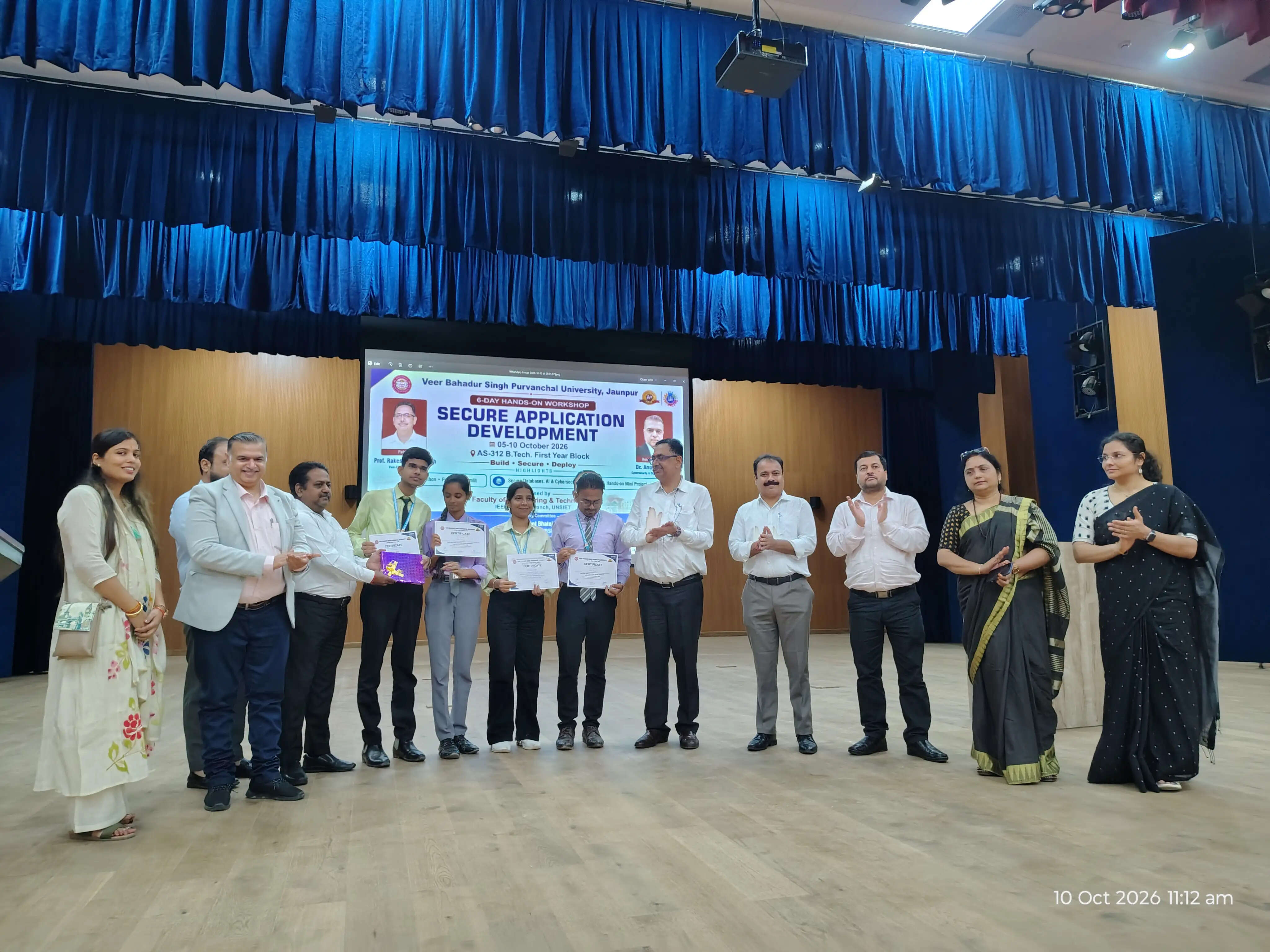 पीयू में छह दिवसीय सिक्योर एप्लीकेशन डेवलपमेंट कार्यशाला संपन्न, 90 से अधिक विद्यार्थियों ने लिया प्रशिक्षण