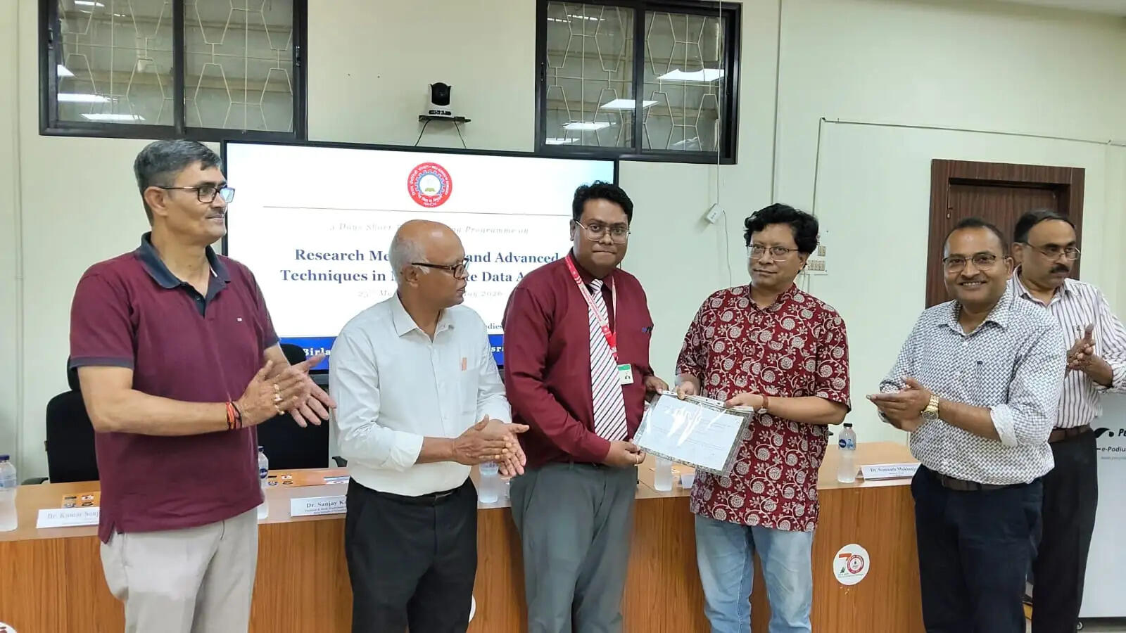 बीआईटी मेसरा में रिसर्च मेथडोलॉजी एंड एडवांस्ड एनालिसिस का समापन