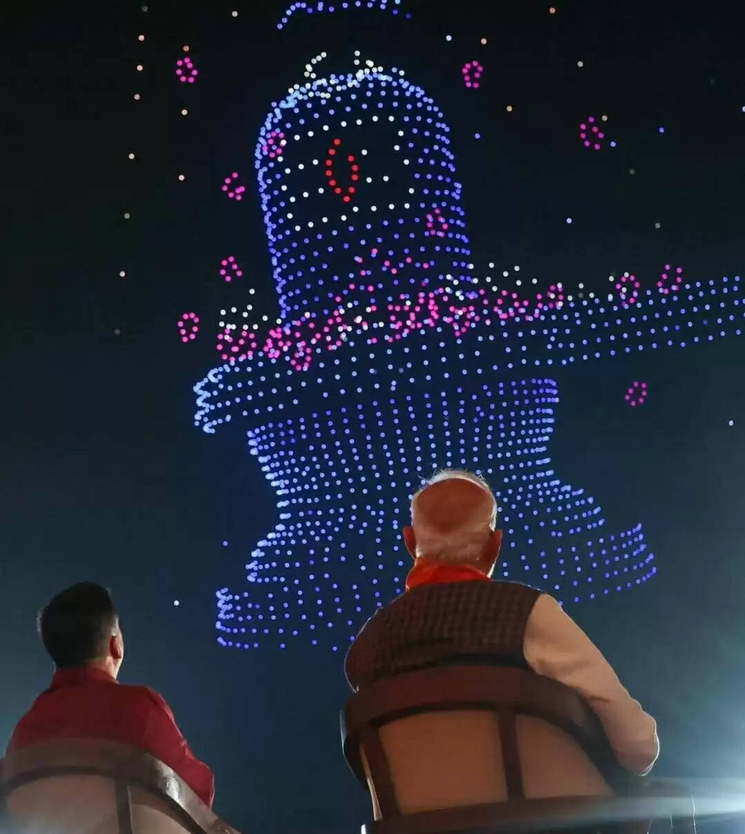 रोशनी में नहाया सोमनाथ, ड्रोन शो ने बना दिया यादगार, 3000 ड्रोन से सजा आकाश