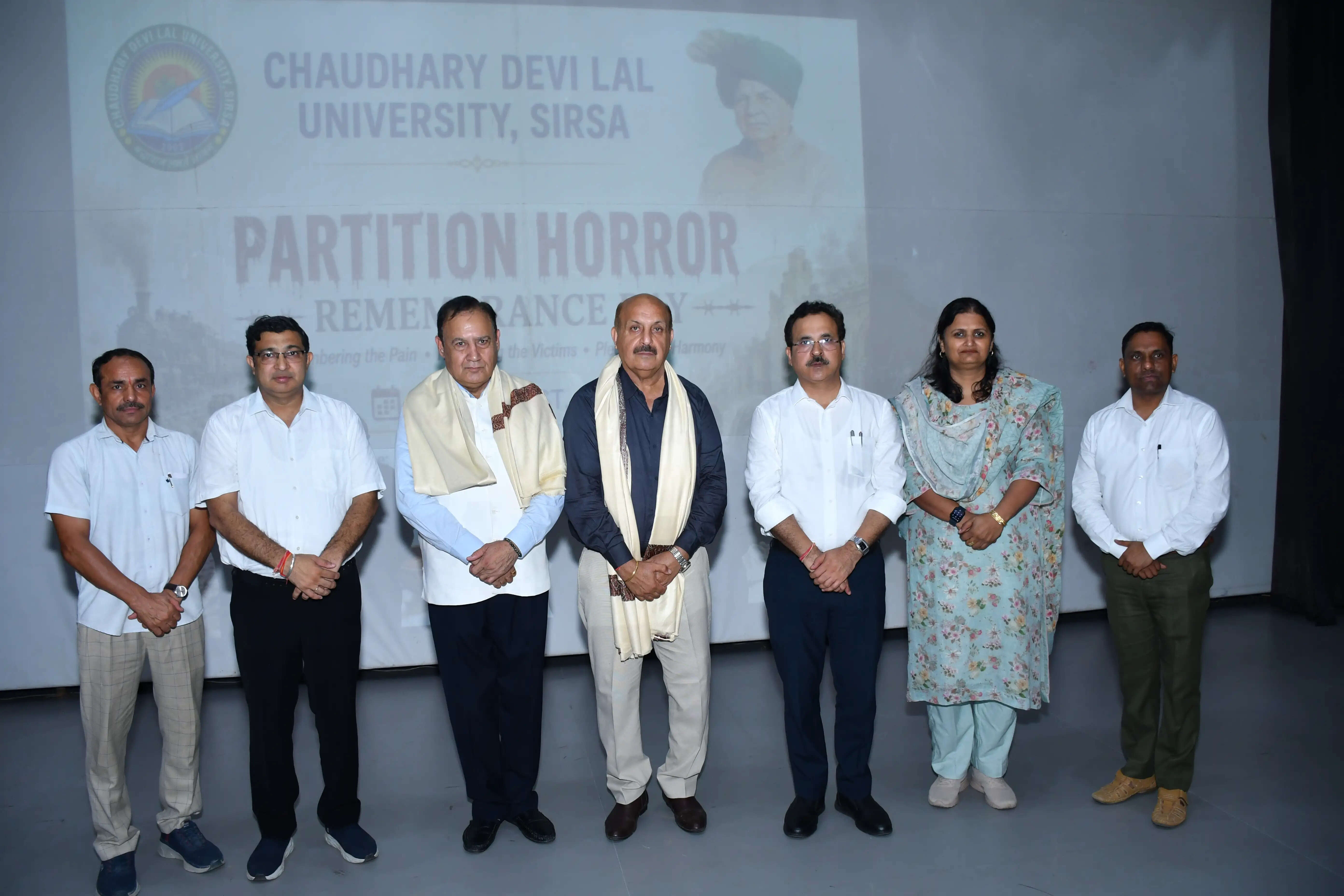 सिरसा: विभाजन की पीड़ा को याद कर सद्भाव और विकसित भारत का संकल्प लें युवा: कुलपति