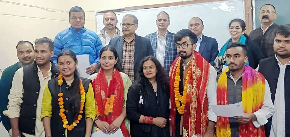डीएसबी छात्रसंघ अध्यक्ष पद पर भानु प्रताप सिंह चौहान विजयी