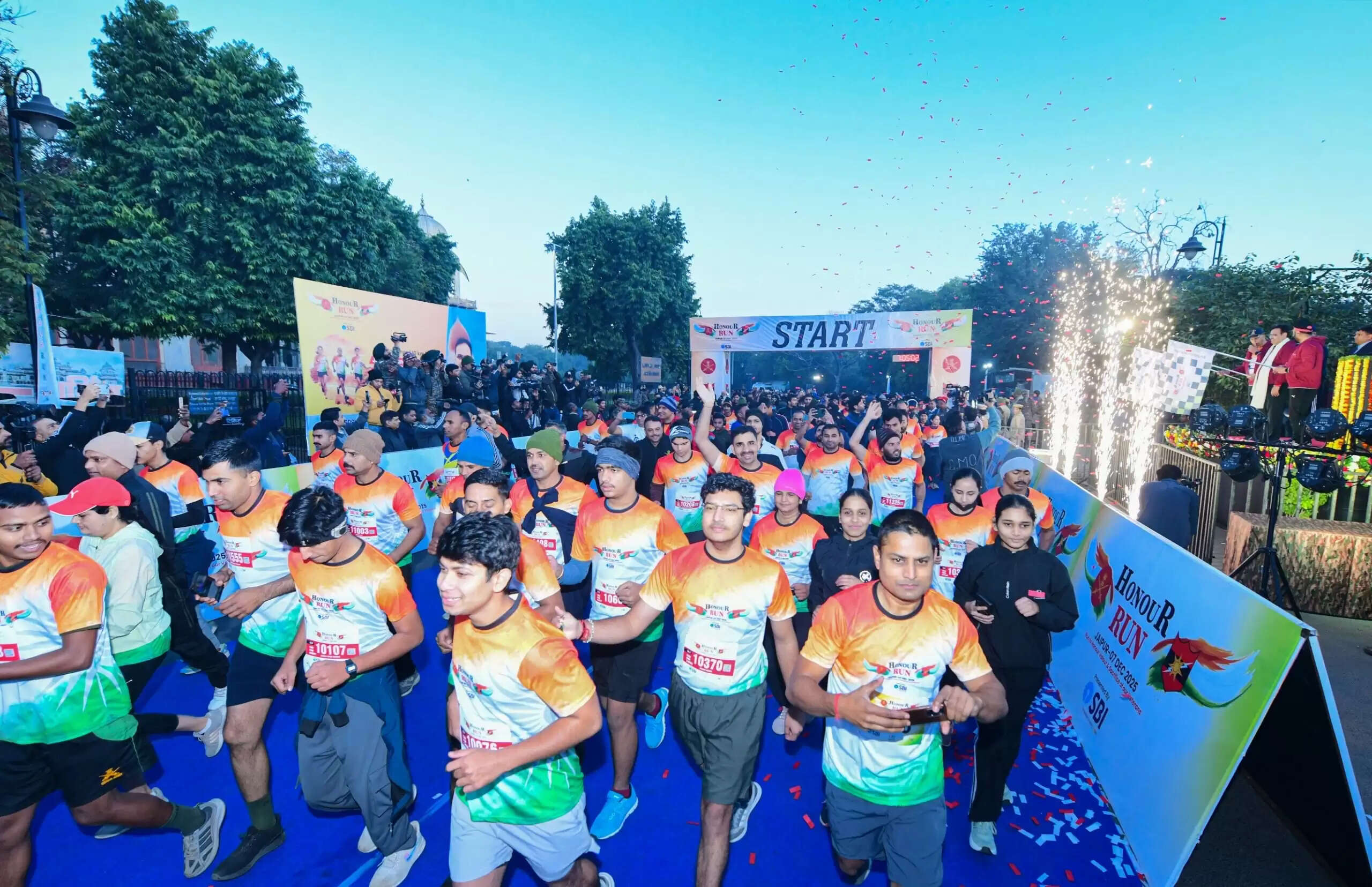 जयपुर में ‘वेटरन्स ऑनर्स रन’, 21 किमी हाफ मैराथन में धर्मेंद्र पूनिया प्रथम