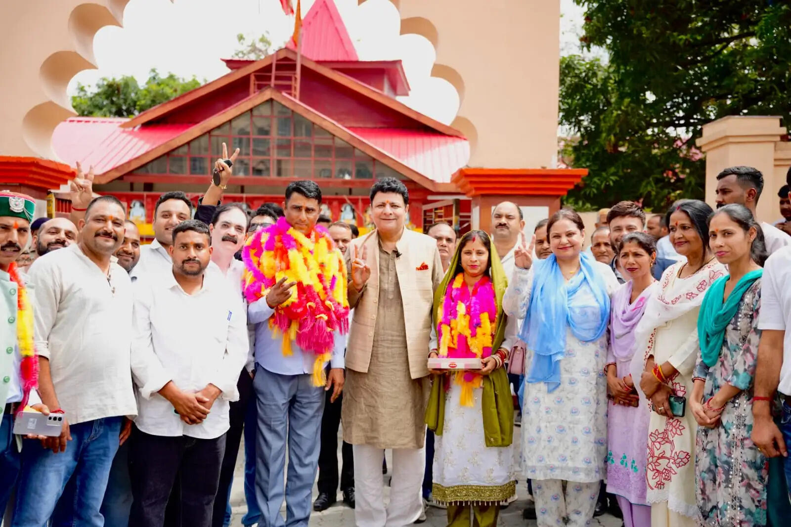 धर्मशाला पंचायत समिति में भाजपा का कब्जा, आलोक अध्यक्ष और सरोज बनी उपाध्यक्ष