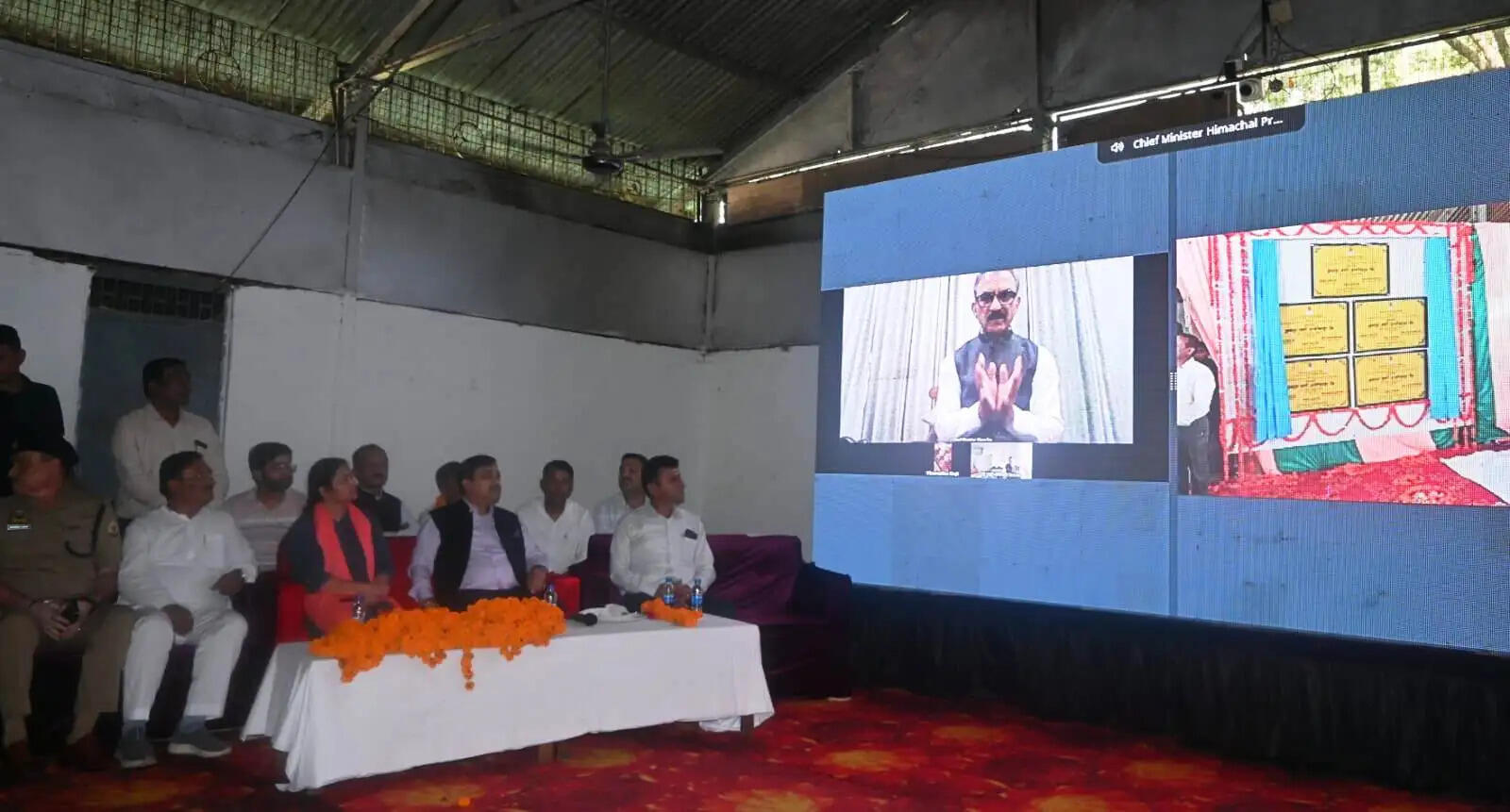 मुख्यमंत्री ने रेणुका जी में किया पांच सड़कों का वर्चुअल शिलान्यास
