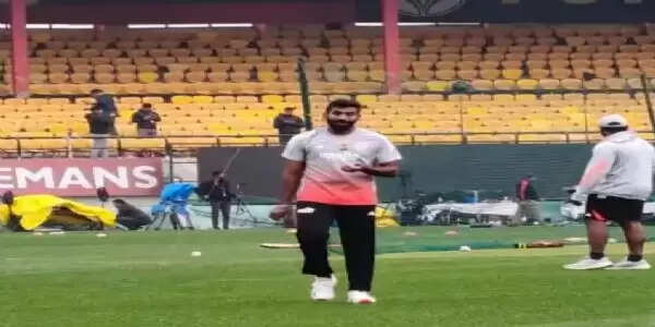 टी-20 मैच : मैदान और नेट पर टीम इंडिया ने जमकर बहाया पसीना