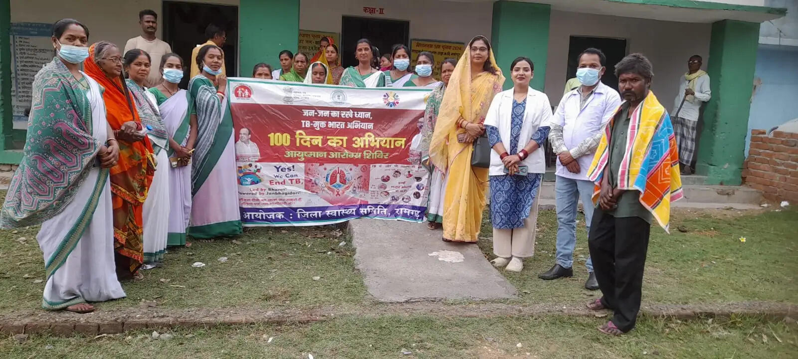 स्वास्थ्य शिविर में 121 मरीजों की हुई जांच