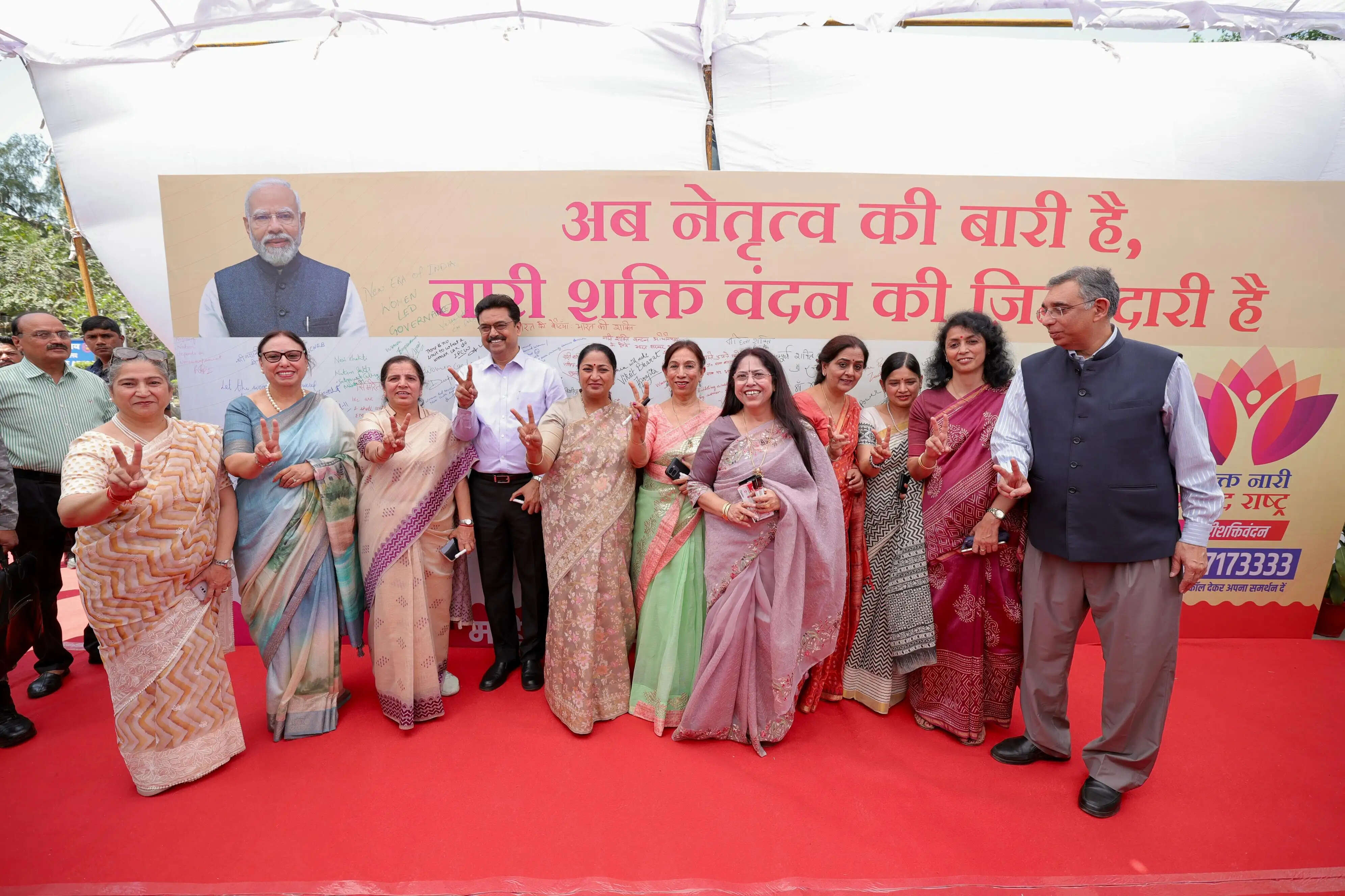 डीयू में ‘नारी शक्ति वंदन अधिनियम’ के समर्थन में हस्ताक्षर अभियान का शुभारंभ