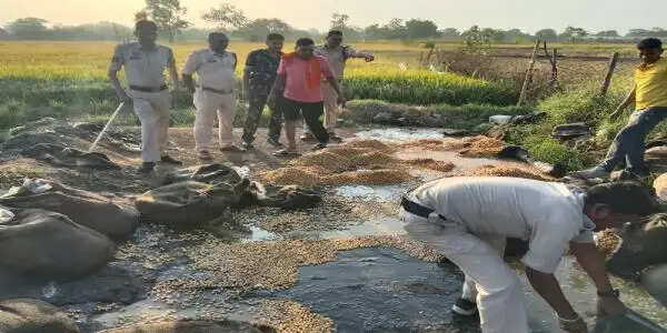 अवैध शराब पर कार्रवाई जारी, पुलिस ने पकड़ी शराब