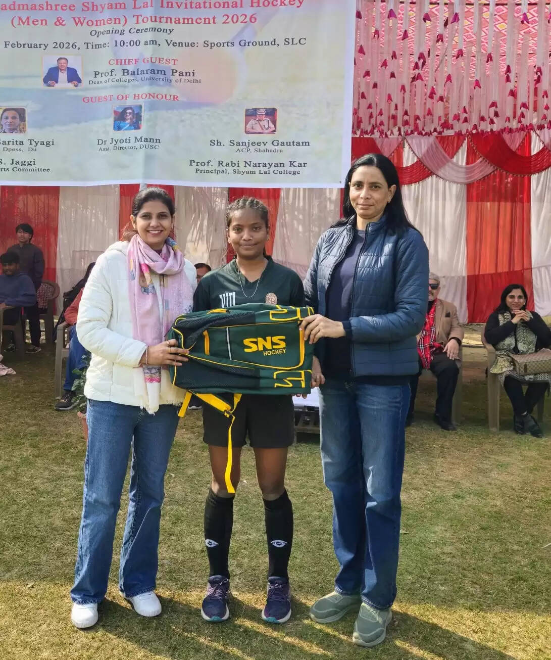 पद्मश्री श्याम लाल मेमोरियल हॉकी टूर्नामेंट में श्याम लाल कॉलेज और जेडीएम की शानदार जीत