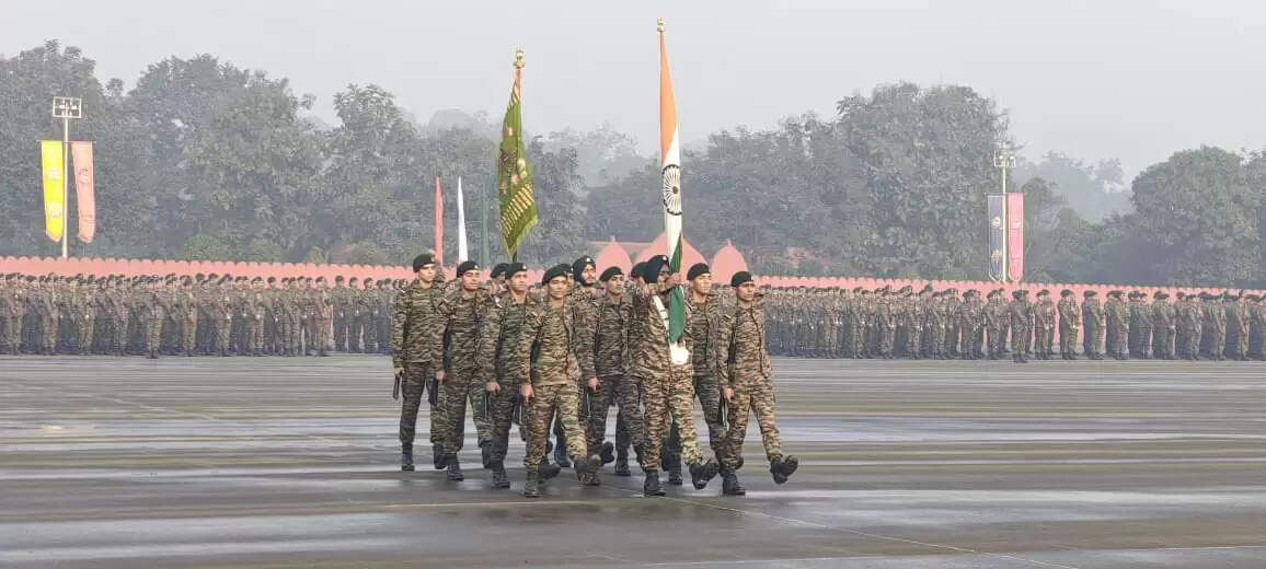 पीआरसी के 962 अग्निवीर जवानों ने ली देश सेवा की शपथ