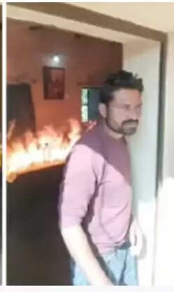 रतलाम: पंचायत भवन में आग लगाने वाले युवक पर कार्रवाई