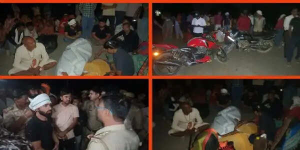 यमुना पुल पर ट्रक ने मोटरसाइकिल में मारी टक्कर, दो युवकों की मौत, एक की हालत नाजुक
