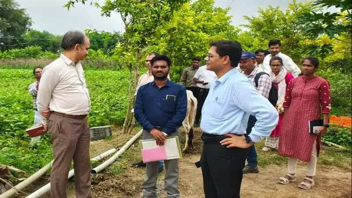 विदिशाः मुख्यमंत्री जन विश्वास अभियान के तहत उपसचिव श्रीवास्तव ने किया गांवों का सघन निरीक्षण