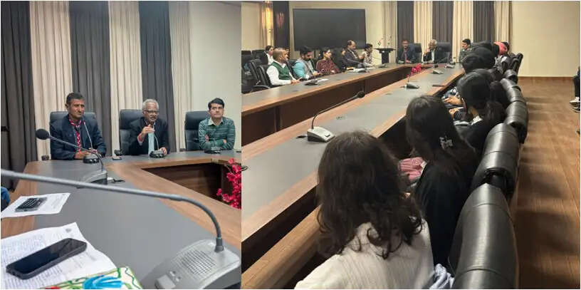 जीजीएम साइंस कॉलेज में स्काउट्स एंड गाइड्स का प्रेरक इंडक्शन कार्यक्रम