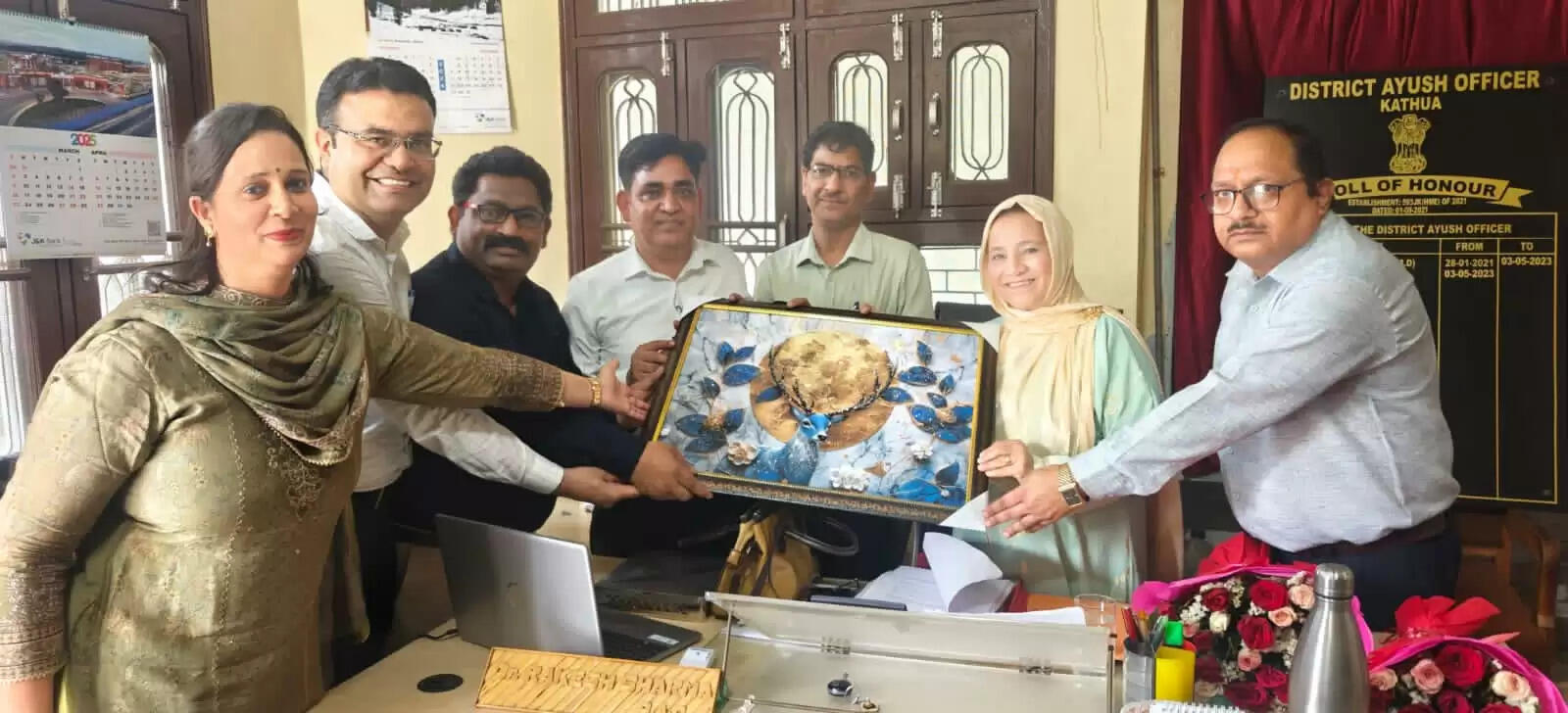 आयुष निदेशक ने कठुआ का दौरा कर विभिन्न परियोजनाओं की समीक्षा की