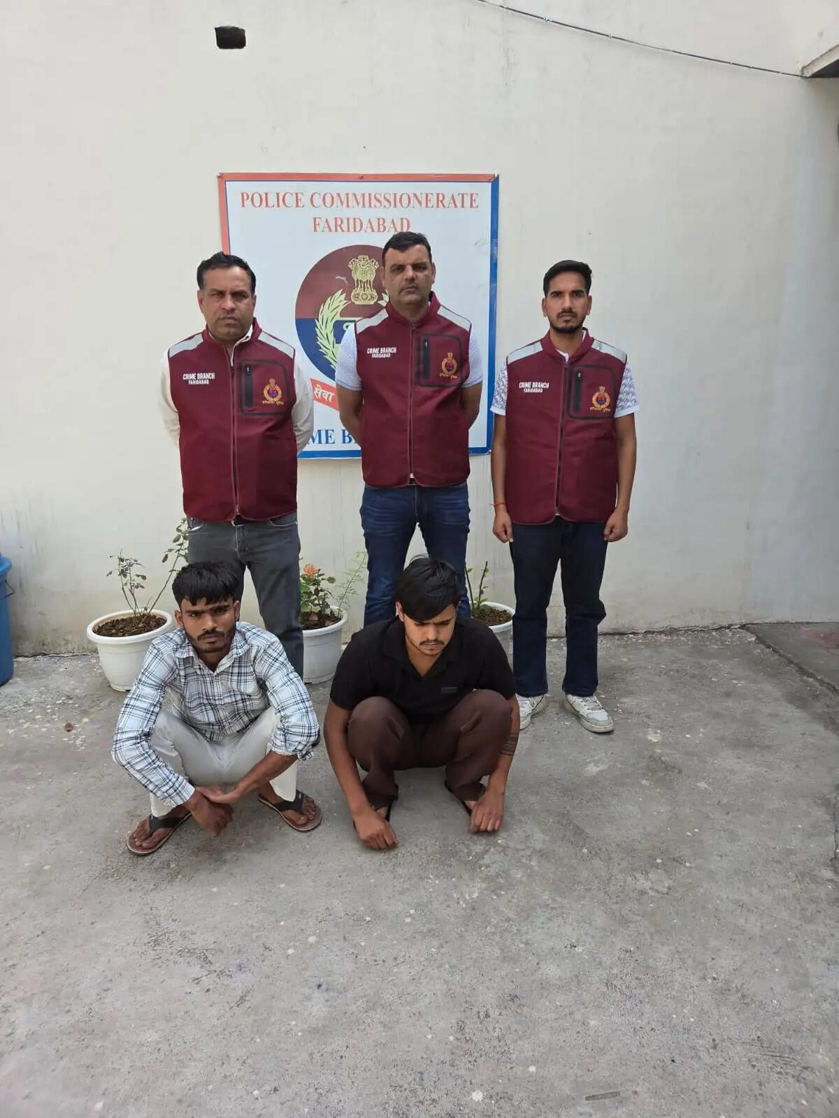 फरीदाबाद : डबुआ में हुई हत्या मामले में दो आरोपित गिरफ्तार