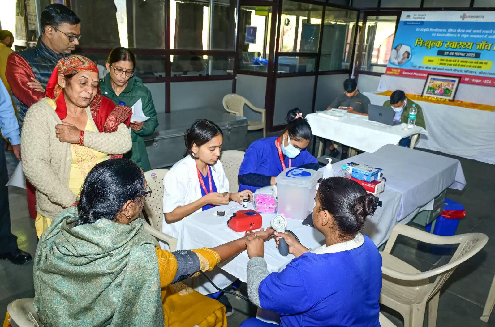शांतिकुंज में लगा निशुल्क स्वास्थ्य शिविर