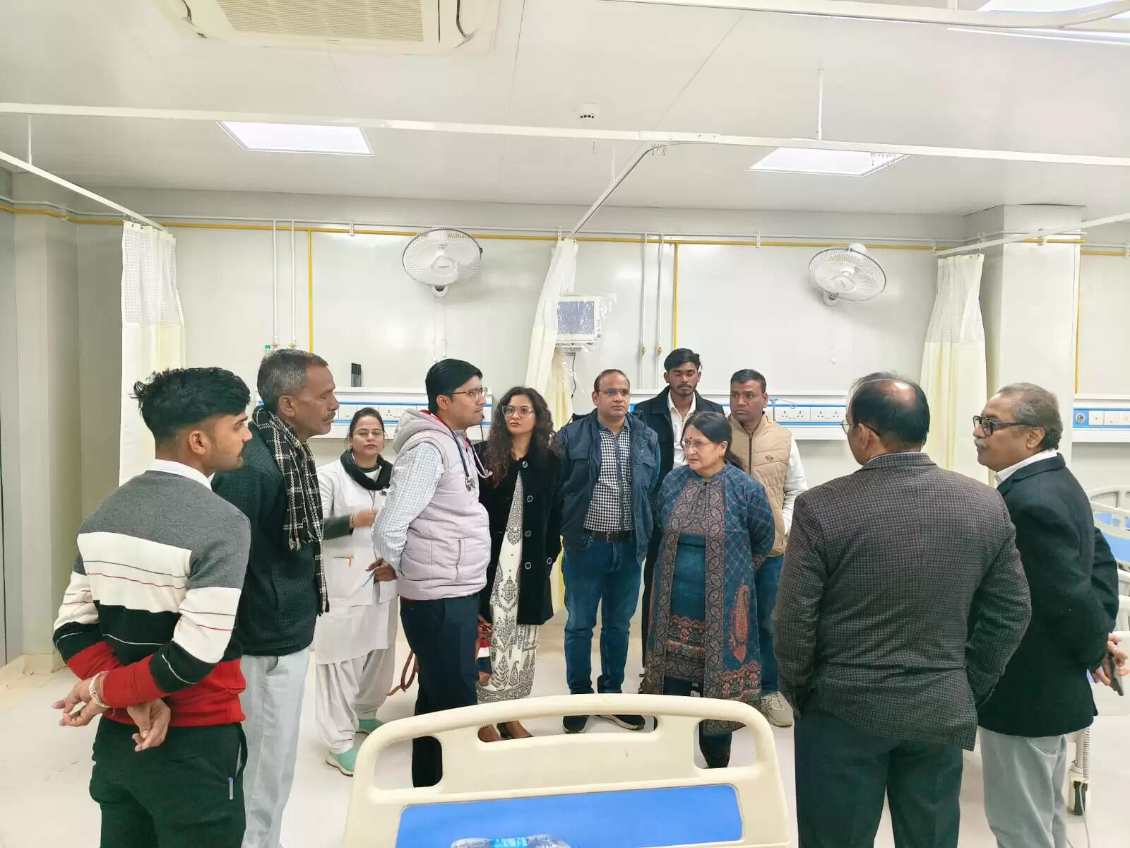 राजगढ़ःसिविल अस्पताल पहुंची कायाकल्प टीम, स्वच्छता व संक्रमण नियंत्रण की परखी वास्तविक स्थिति