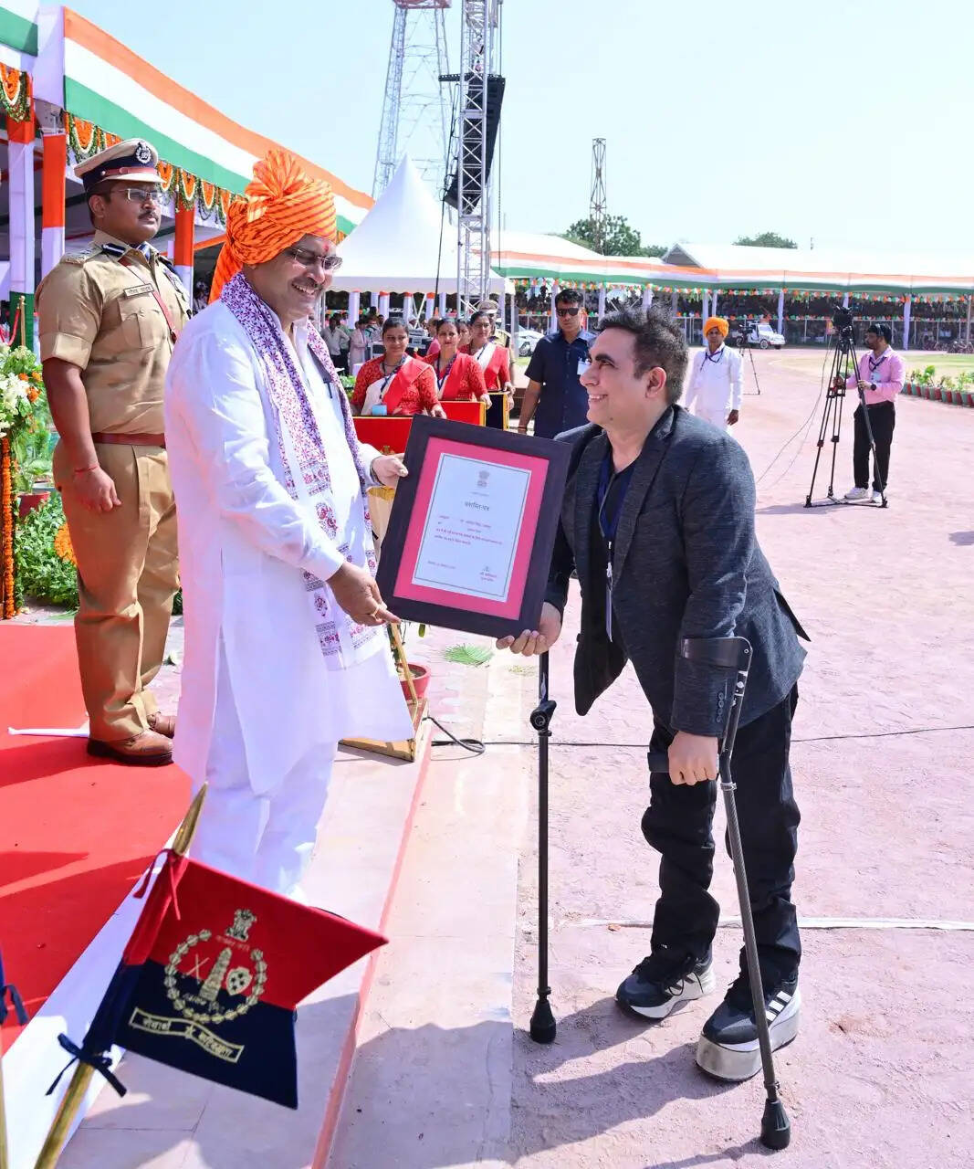 बीकानेर में&nbsp;मुख्यमंत्री ध्वजारोहण&nbsp;कर&nbsp;बाेले,&nbsp;वर्ष 2047 तक विकसित भारत-विकसित राजस्थान के संकल्प को सिद्धि तक पहुंचाएंगे