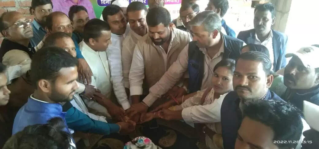 लोजपा रामविलास का 23वां स्थापना दिवस मनाया गया