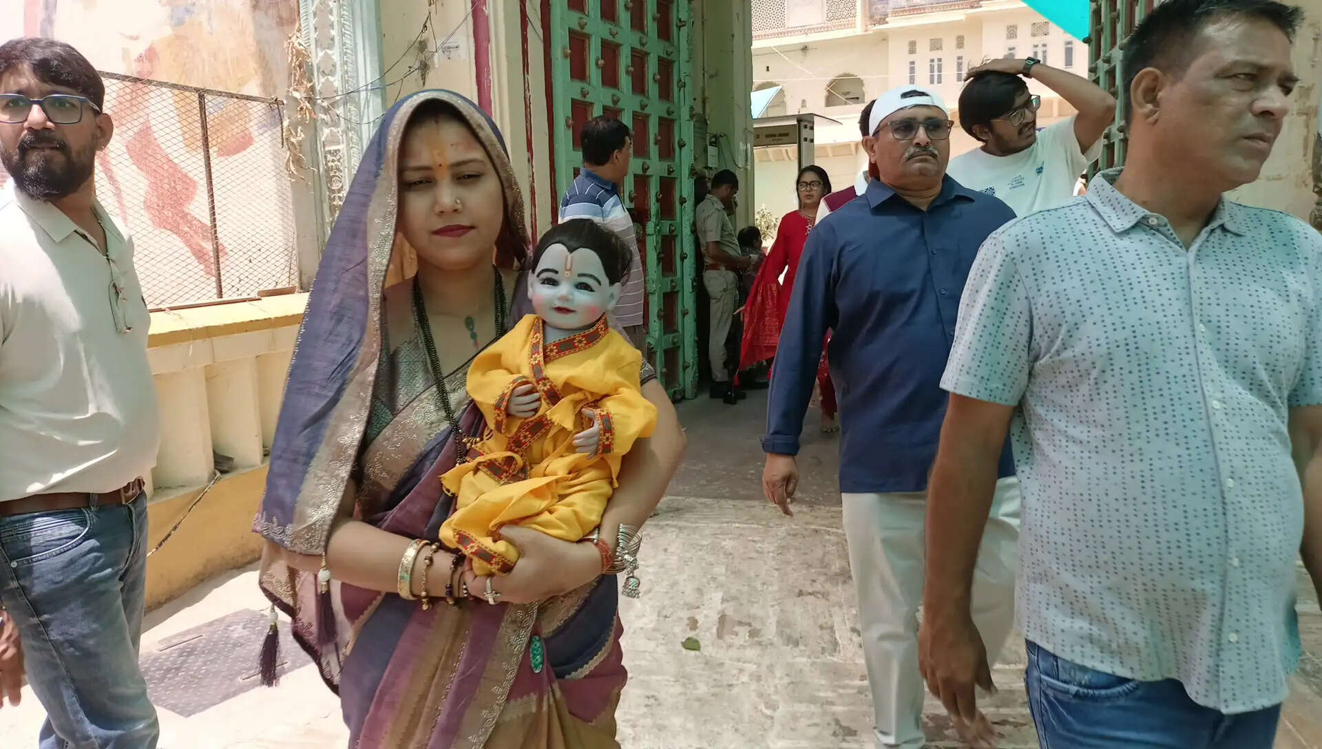 नंद महोत्सव पर नाथद्वारा में उमड़ा श्रद्धालुओं का सैलाब