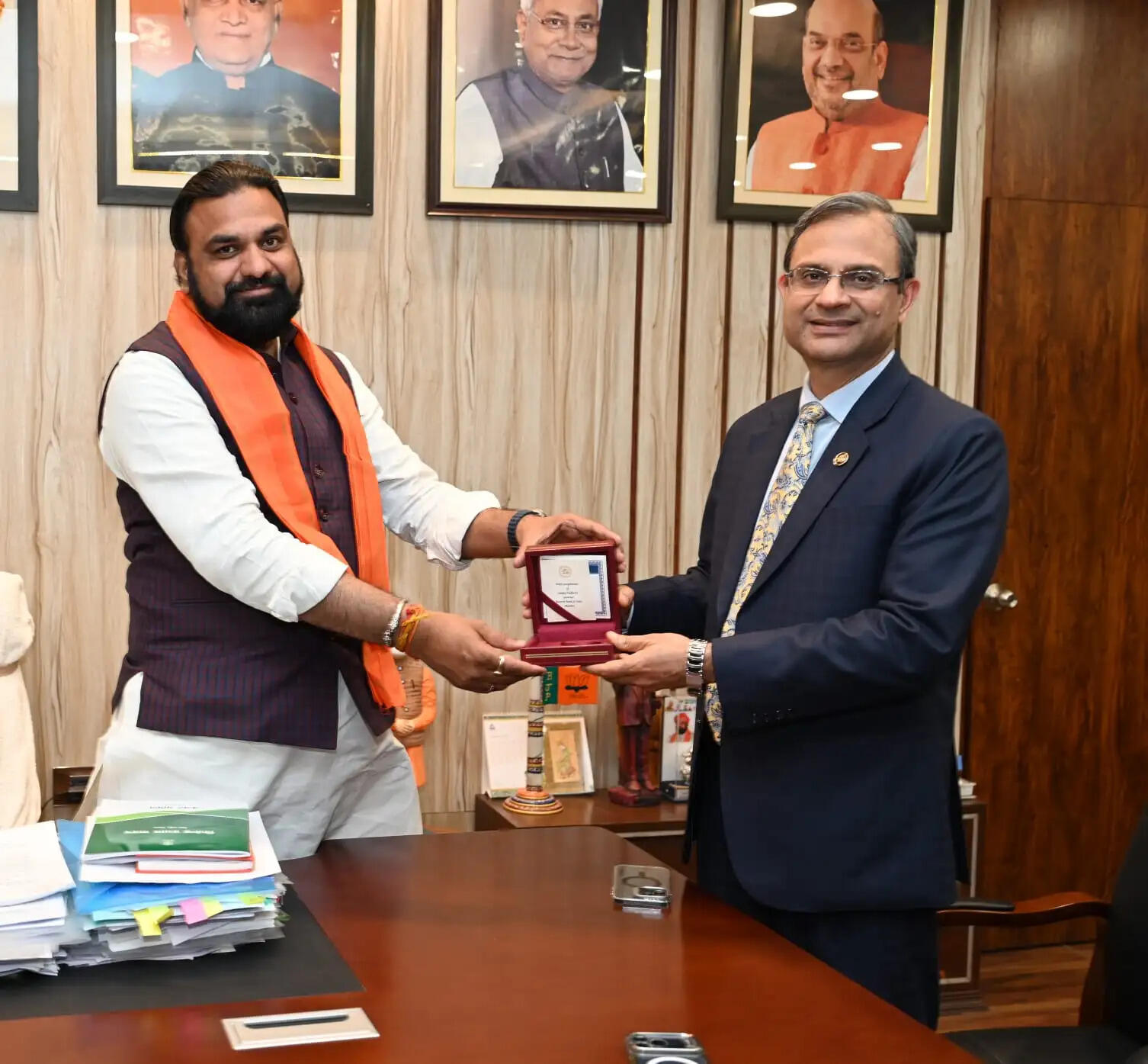 आरबीआई के गवर्नर से उपमुख्यमंत्री सम्राट चाैधरी की हुई मुलाकात