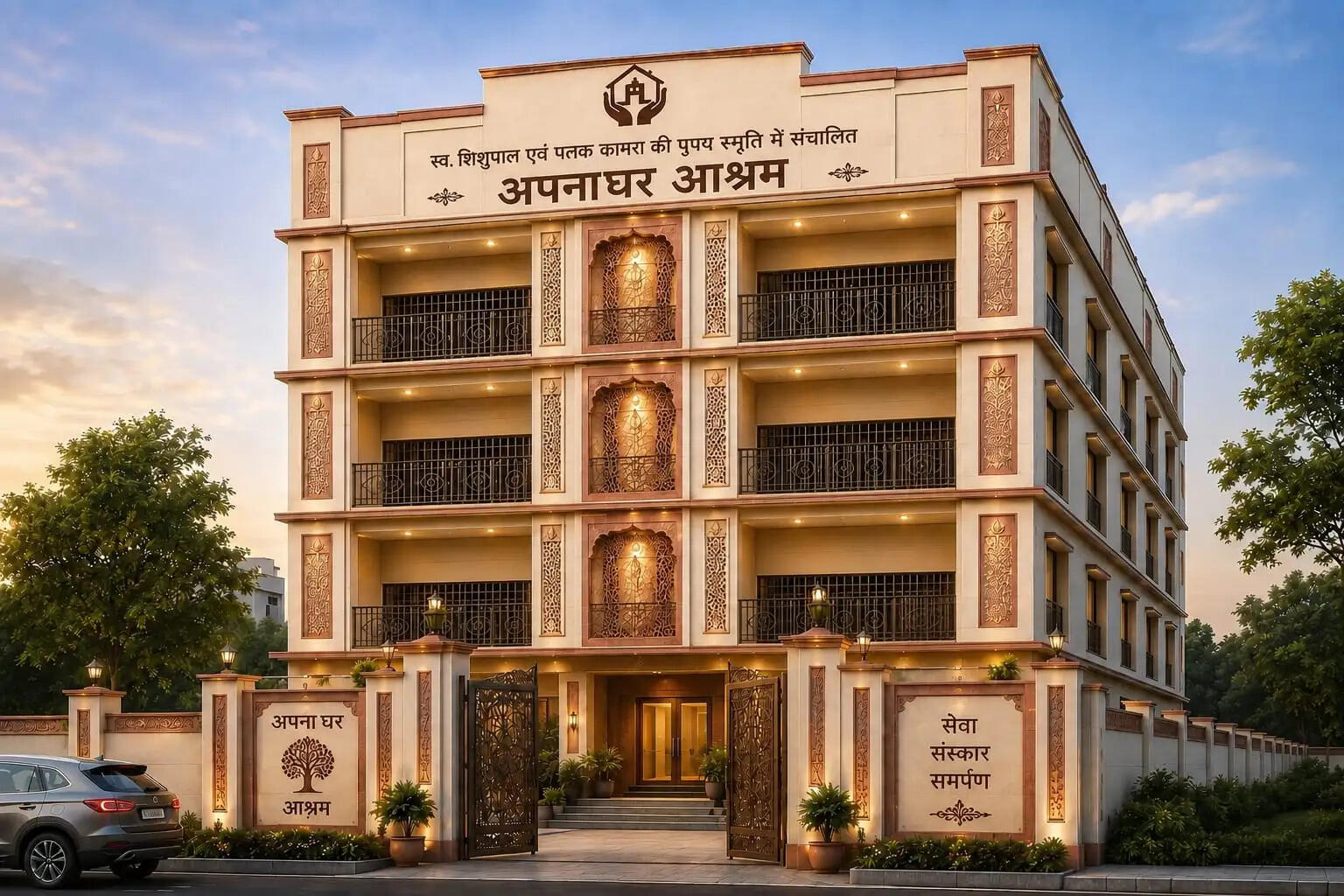 लिया बेसहारों को सहारा देने का संकल्प : जिला उद्योग प्रन्यास की प्रेरणा से रानीबाजार औद्योगिक क्षेत्र में बन&nbsp;रहा है अपनाघर आश्रम