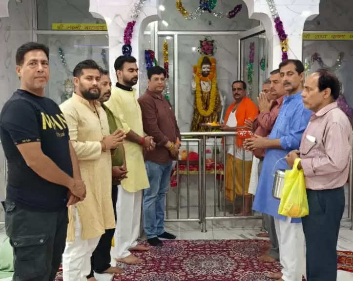 बावा कैलख देव मंदिर में मनाई श्री परशुराम जयंती