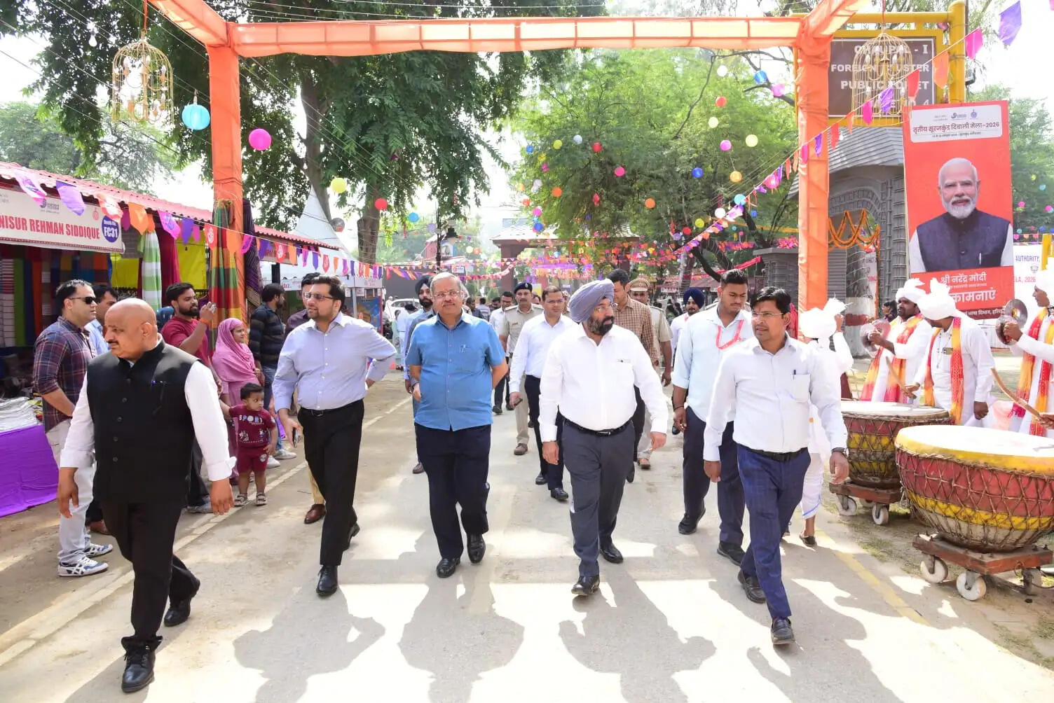 फरीदाबाद : दिवाली मेला बना कलाकारों और शिल्पकारों के लिए बेहतर मंच : सीपी गोयल