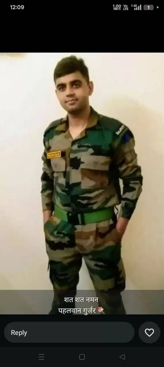 दिल्ली में तैनात भदेसर क्षेत्र के आर्मी जवान की मौत, क्षेत्र में शोक की लहर
