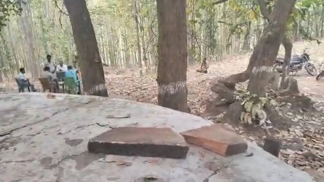 जशपुर : मंदिर में तोड़फोड़ व मूर्तियां खंडित, जल्द गिफ्तारी की मांग