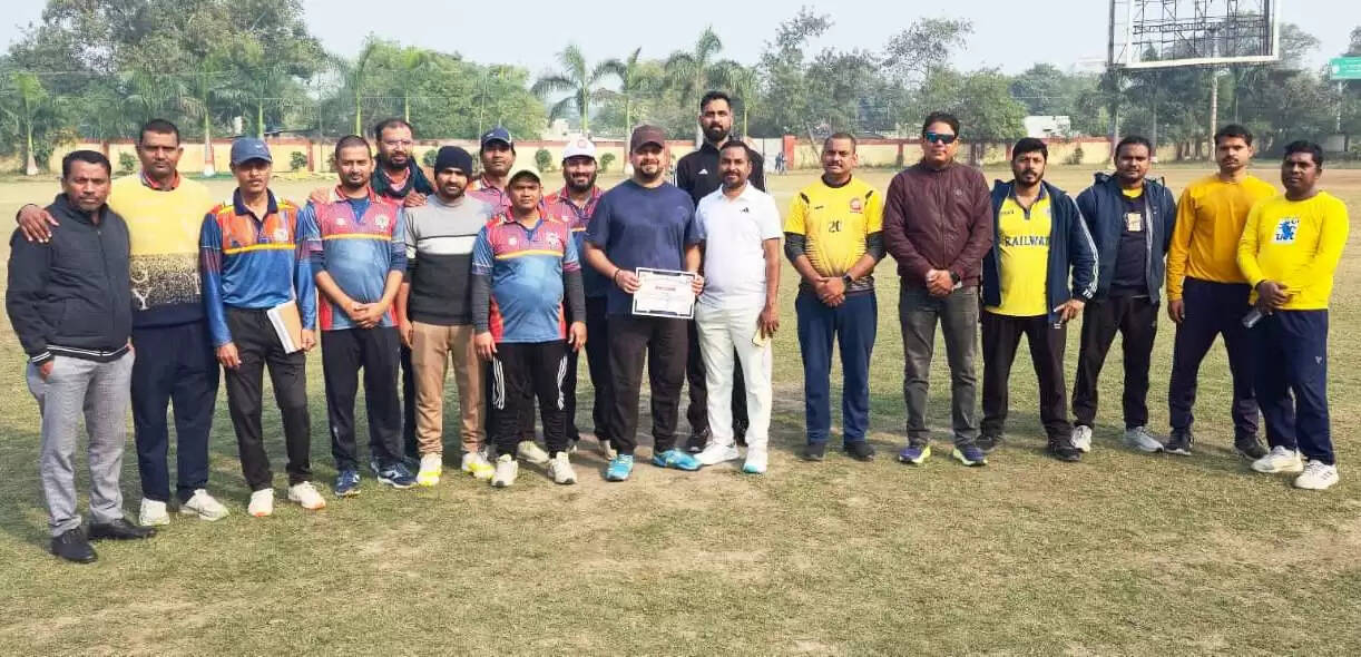 रेलवे के अंतर विभागीय टी-20 क्रिकेट प्रतियोगिता में कार्मिक विभाग सेमीफाइनल में