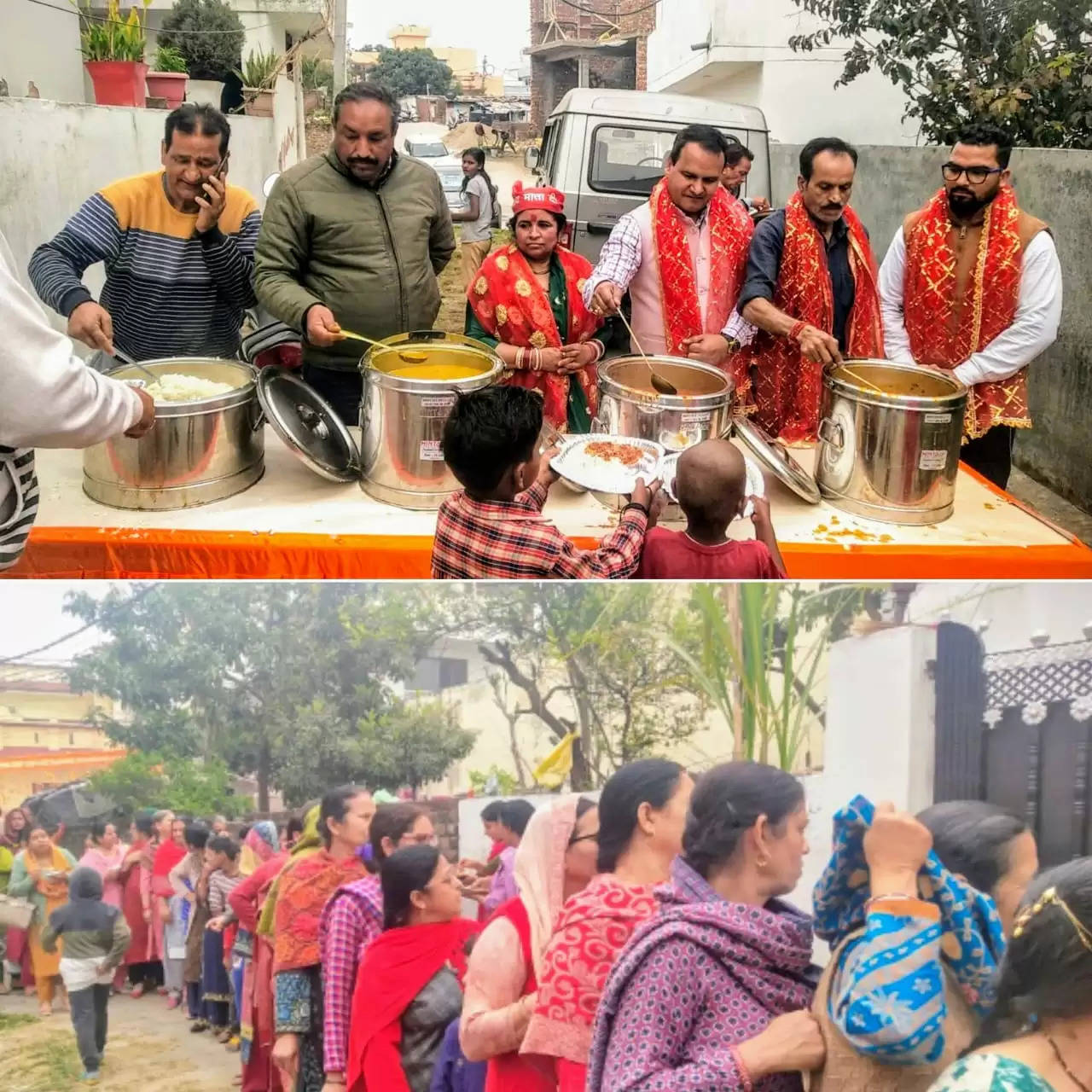 माँ चंडी माता मंदिर में भंडारे का आयोजन