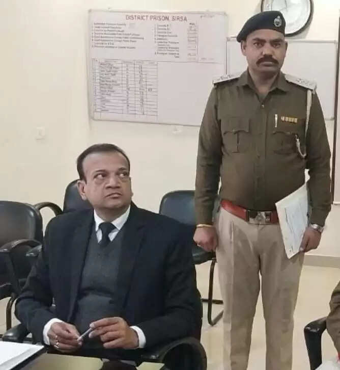 सिरसा जिला जेल में लगी लोक अदालत में एक कैदी रिहा