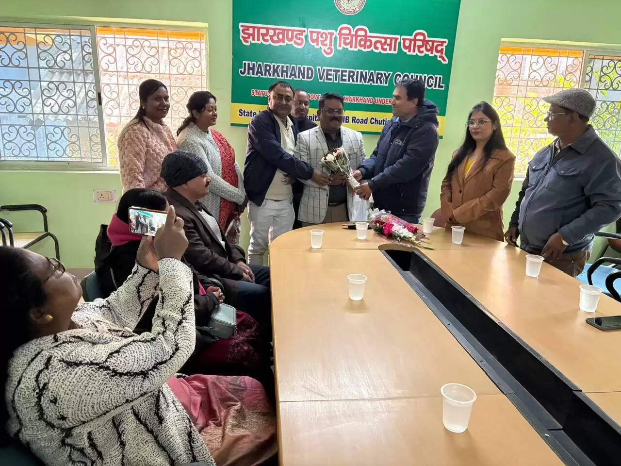 झारखंड पशुचिकित्सा परिषद के निबंधक डॉ. सेमसन संजय टोप्पो ने किया पदभार ग्रहण