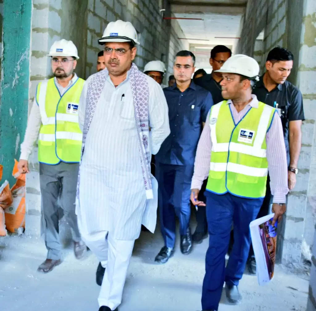 मुख्यमंत्री ने नई दिल्ली स्थित राजस्थान हाउस के पुनर्निर्माण कार्यों का किया निरीक्षण
