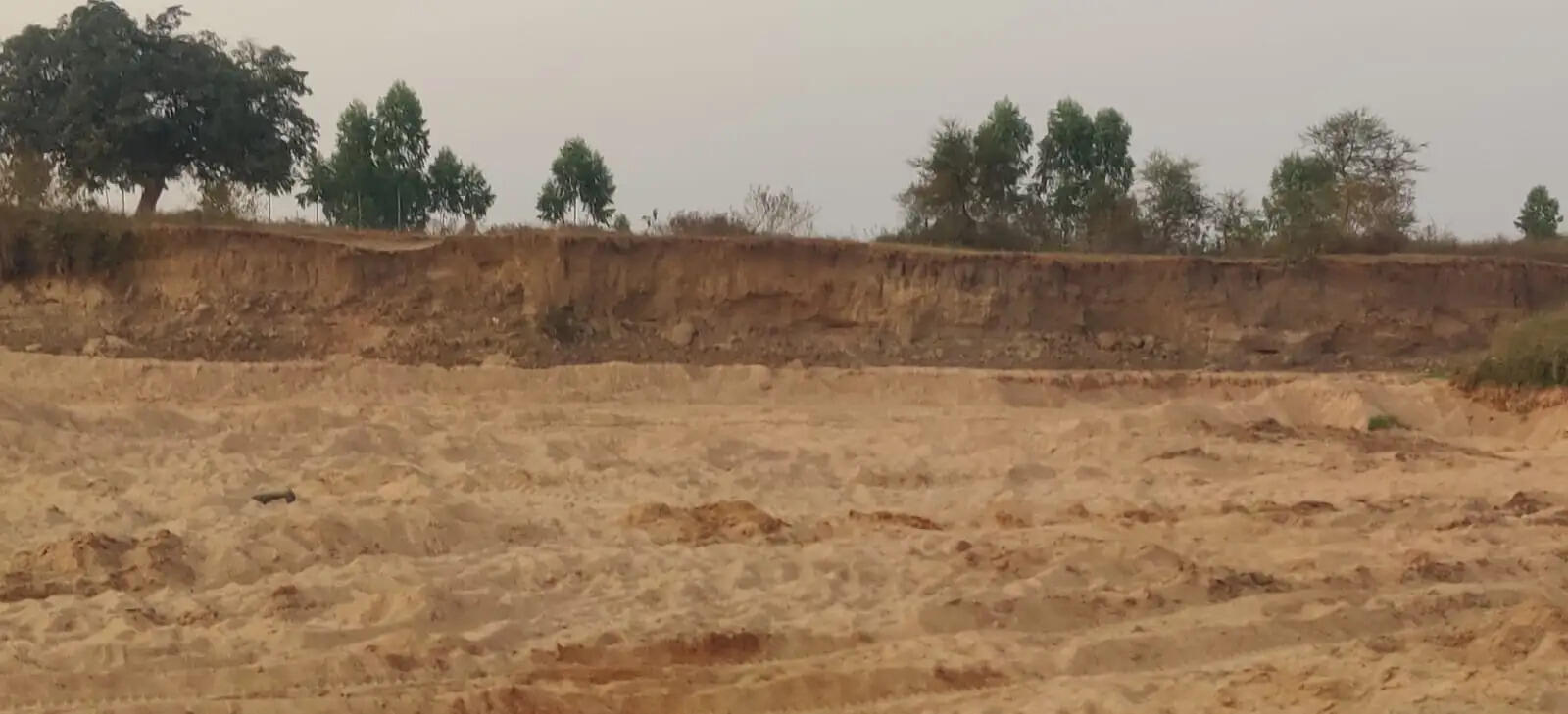 धमतरी जिले के गुदगुदा में हो रहा रेत का अवैध उत्खनन, ग्रामीणों ने की कार्रवाई की मांग