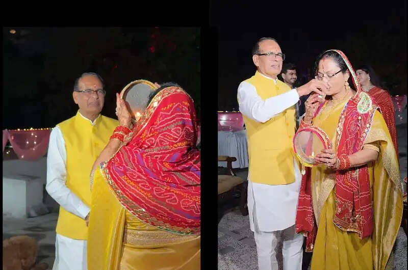 मध्य प्रदेश में धूमधाम से मनाया गया करवा चौथ का पर्व, कई जिलों में नहीं दिखा चांद