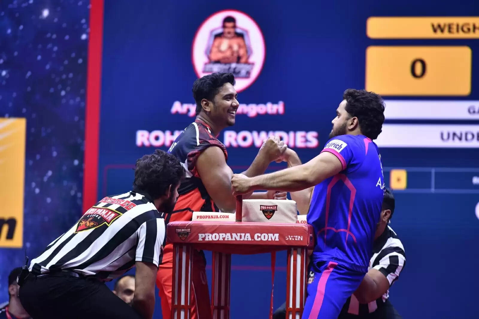 रोहतक राउडीज से हार कर भी शीर्ष स्थान पर पहुंची मुंबई मसल, त्रिदीप मेधी बने बड़ौदा बादशाह की जीत के हीरो बने