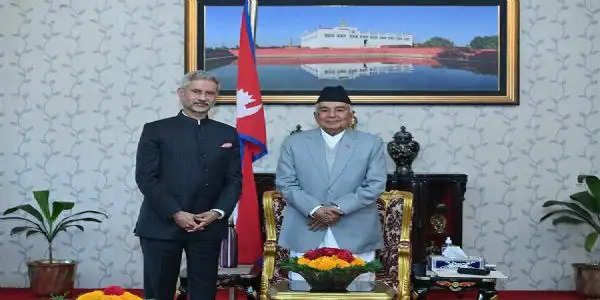एस जयशंकर ने की नेपाल के राष्ट्रपति और प्रधानमंत्री से मुलाकात, द्विपक्षीय संबंध सुदृढ़ करने पर जोर