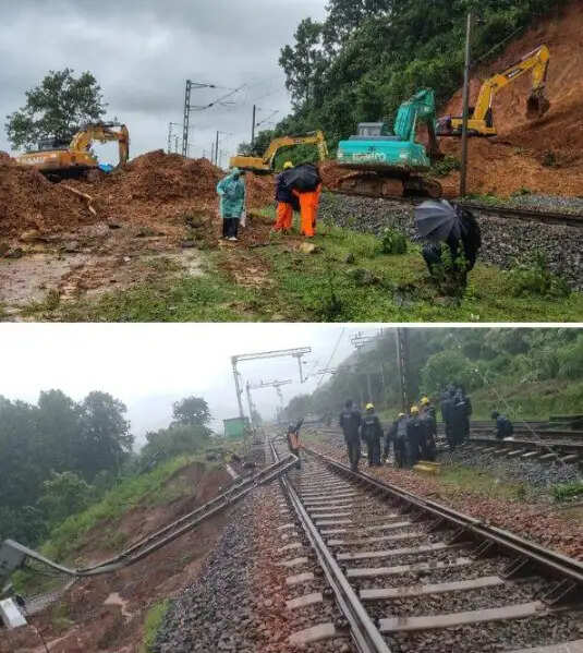 भूस्खलन: किरंदुल-विशाखापट्टनम रेल मार्ग पर चलने वाली दोनों प्रमुख ट्रेनें हुई रद्द