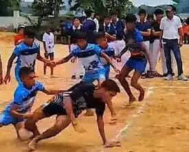 जूनियर वर्ग कबड्डी में सोनकपुर स्पोर्ट्स स्टेडियम टीम बनी चैम्पियन