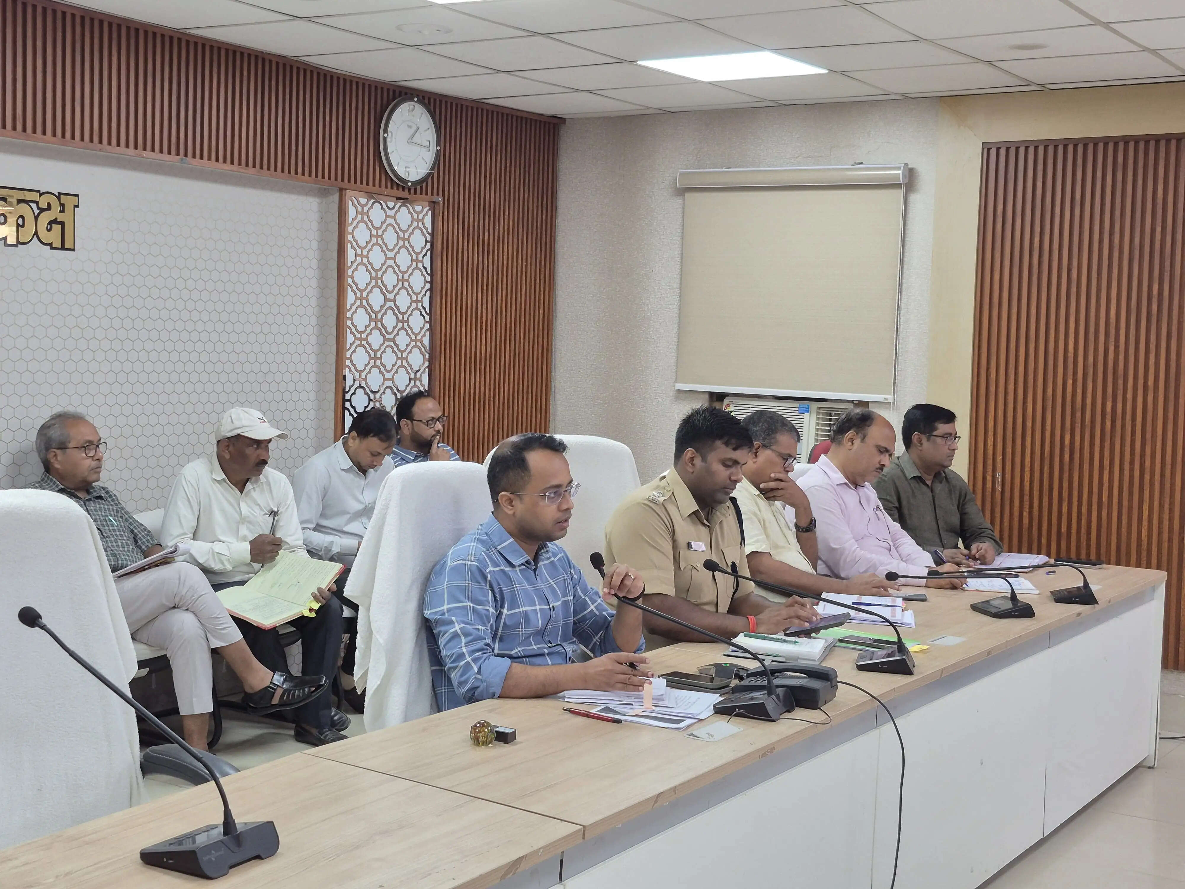 सारण में मुहर्रम को लेकर शांति समिति की हुई बैठक