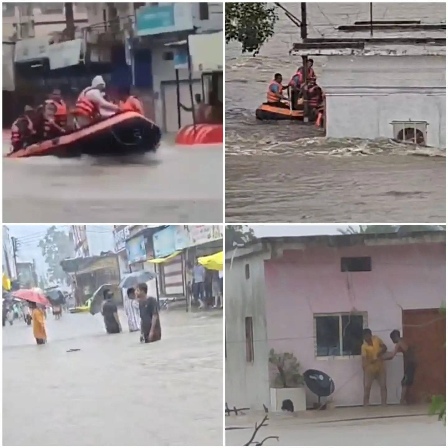 राजगढ़ः जिले में मूसलाधार बारिश से नदी-नाले उफान पर, सड़के हुई जलमग्न