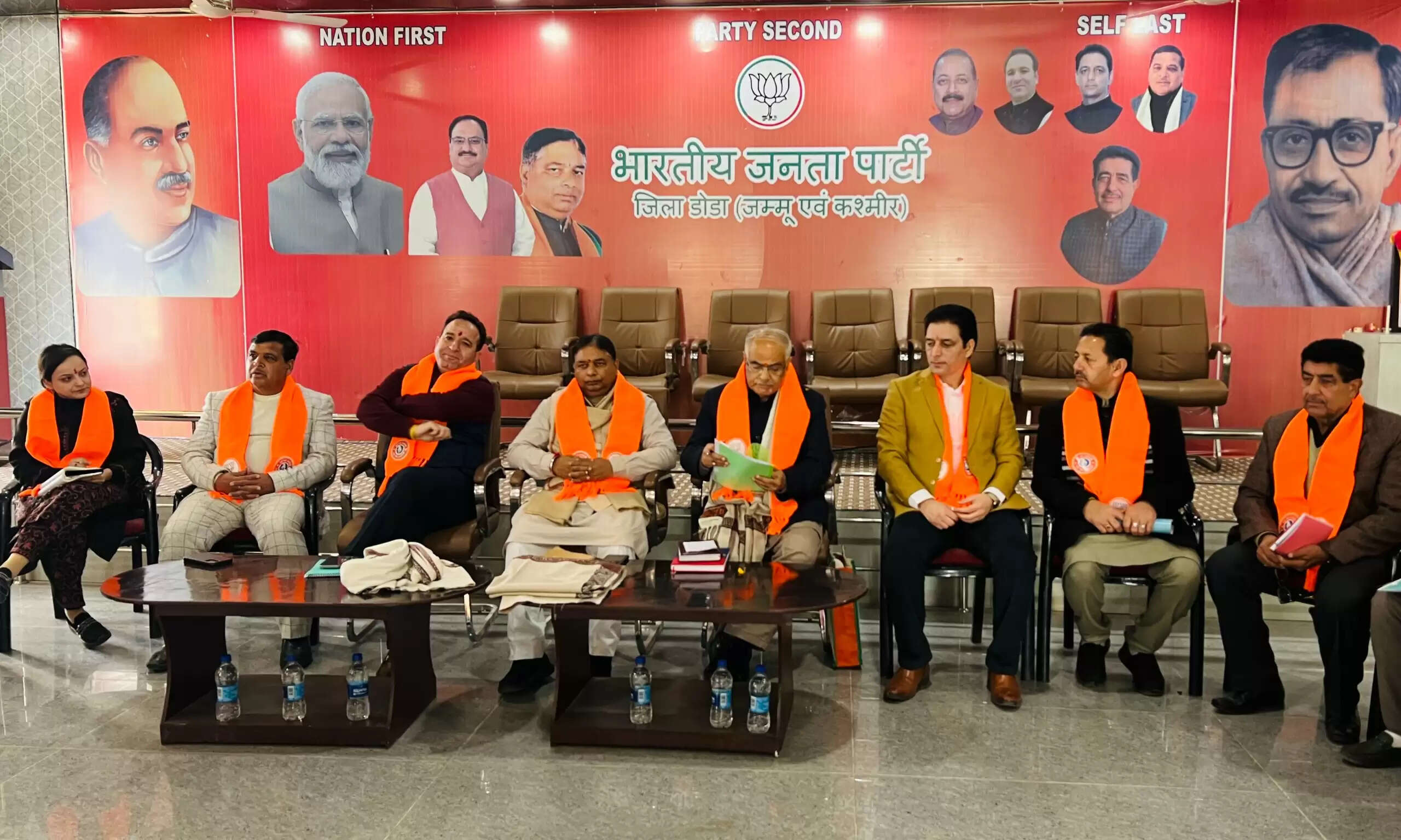 सत, सुनील, अशोक ने डोडा में संगठनात्मक बैठक को संबोधित किया