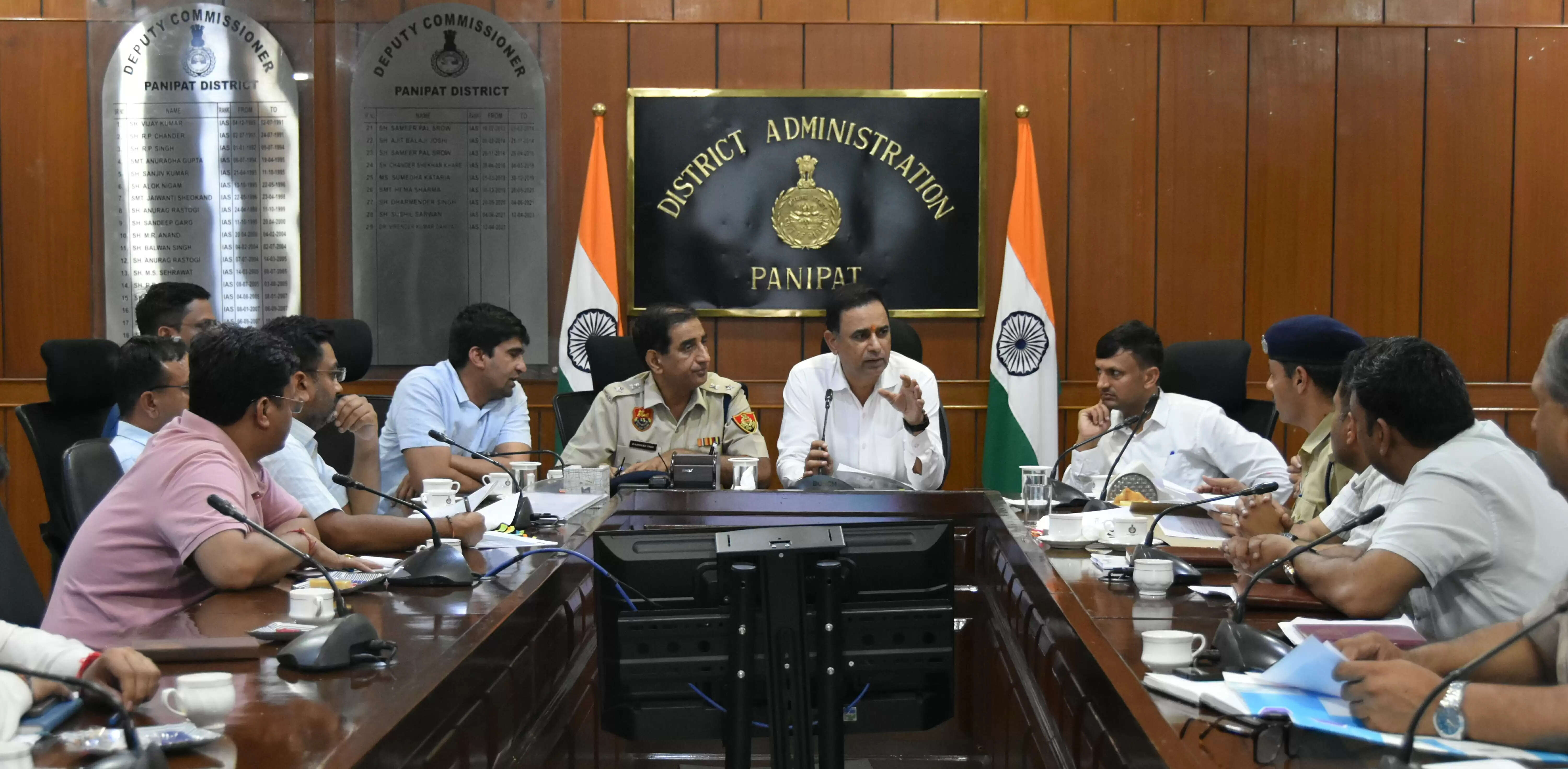 पानीपत: शहर को ट्रैफिक जाम मुक्त बनाना प्रशासन की प्राथमिकता: उपायुक्त