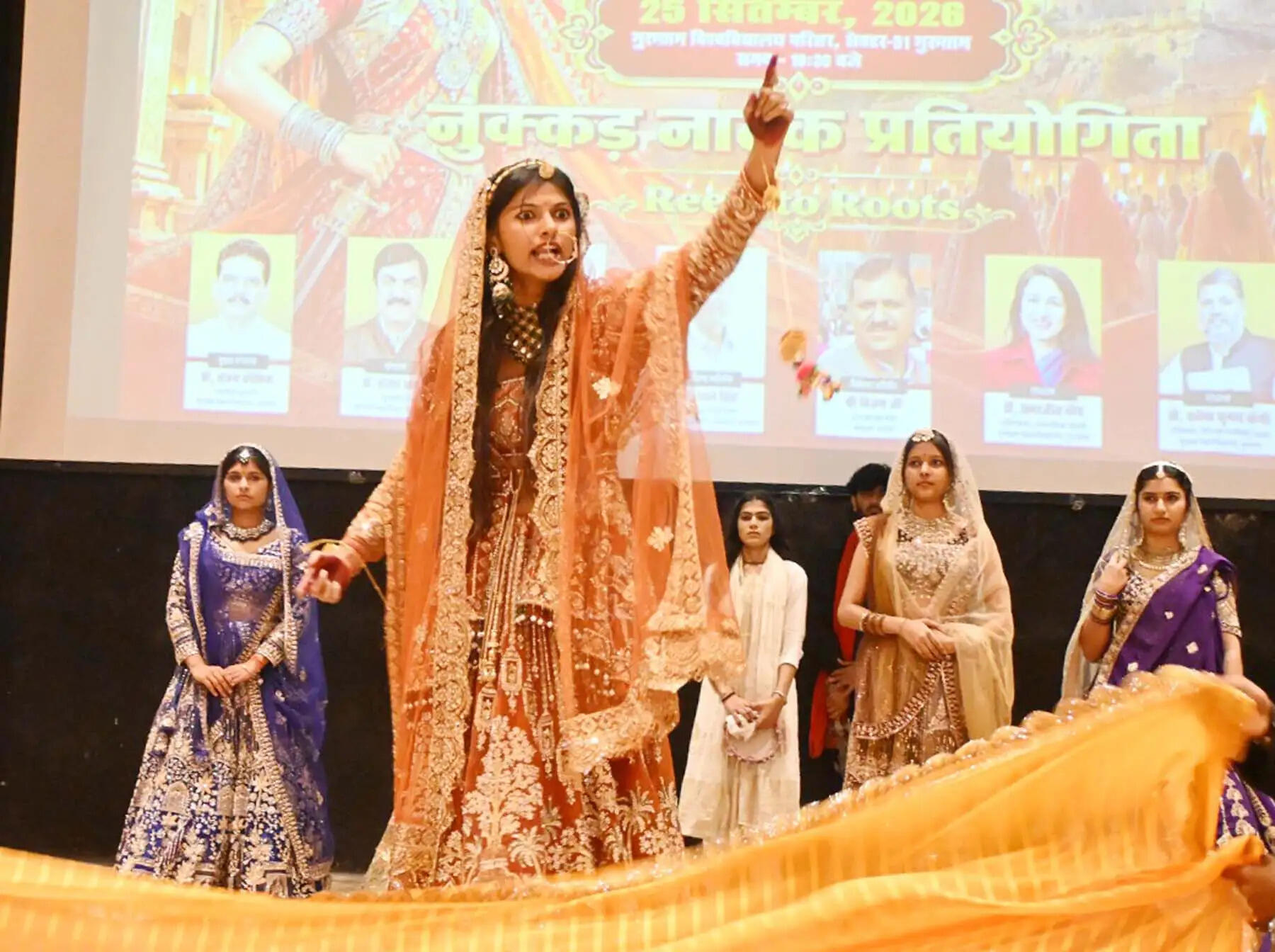 गुरुग्राम: नुक्कड़ नाटक में जीवंत रूप में दिखी रानी पद्मावती की वीरगाथा