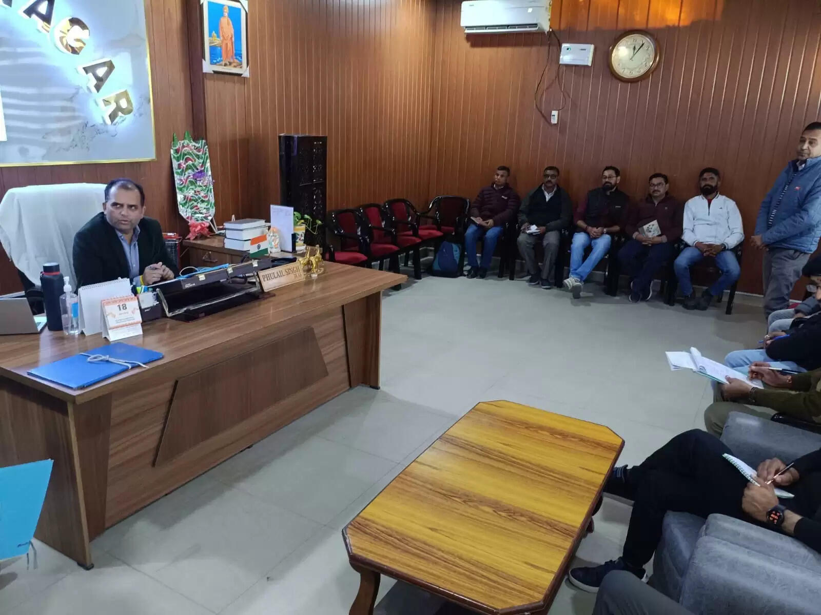 बीआरओ द्वारा अधिग्रहित भूमि संबंधित मामलों पर हुई समीक्षा बैठक