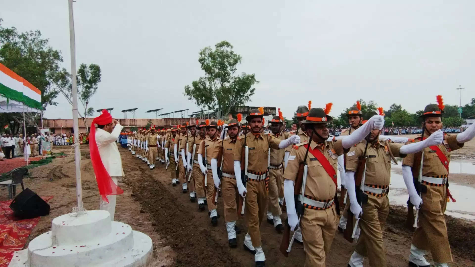 शाहपुरा में जिला स्तरीय स्वतंत्रता दिवस समारोह में प्रतिभाओं का किया सम्मान