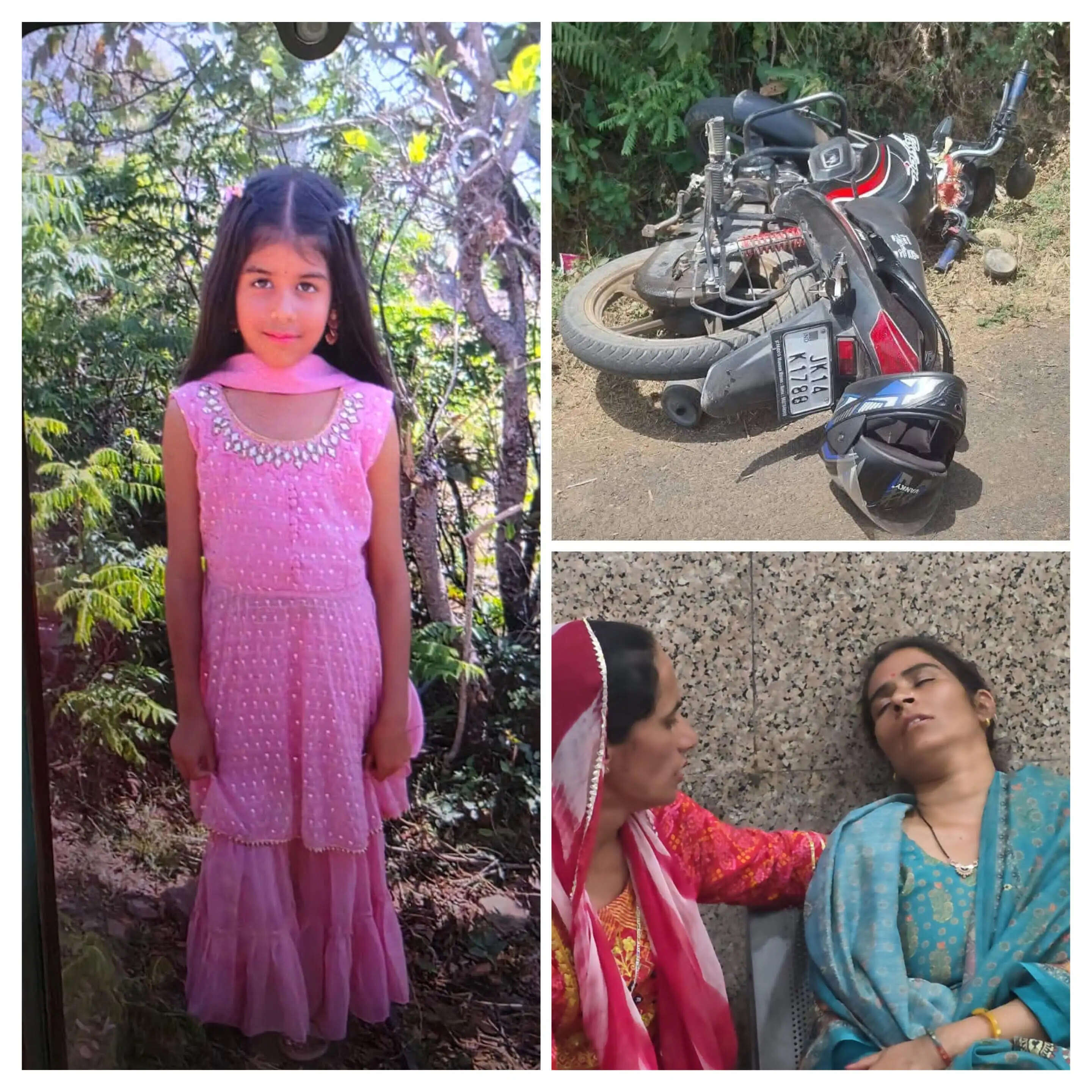 आधी छुट्टी में स्कूल से बाहर गई 11 वर्षीय छात्रा की सड़क हादसे में मौत, आरोपी बाइक सवार फरार